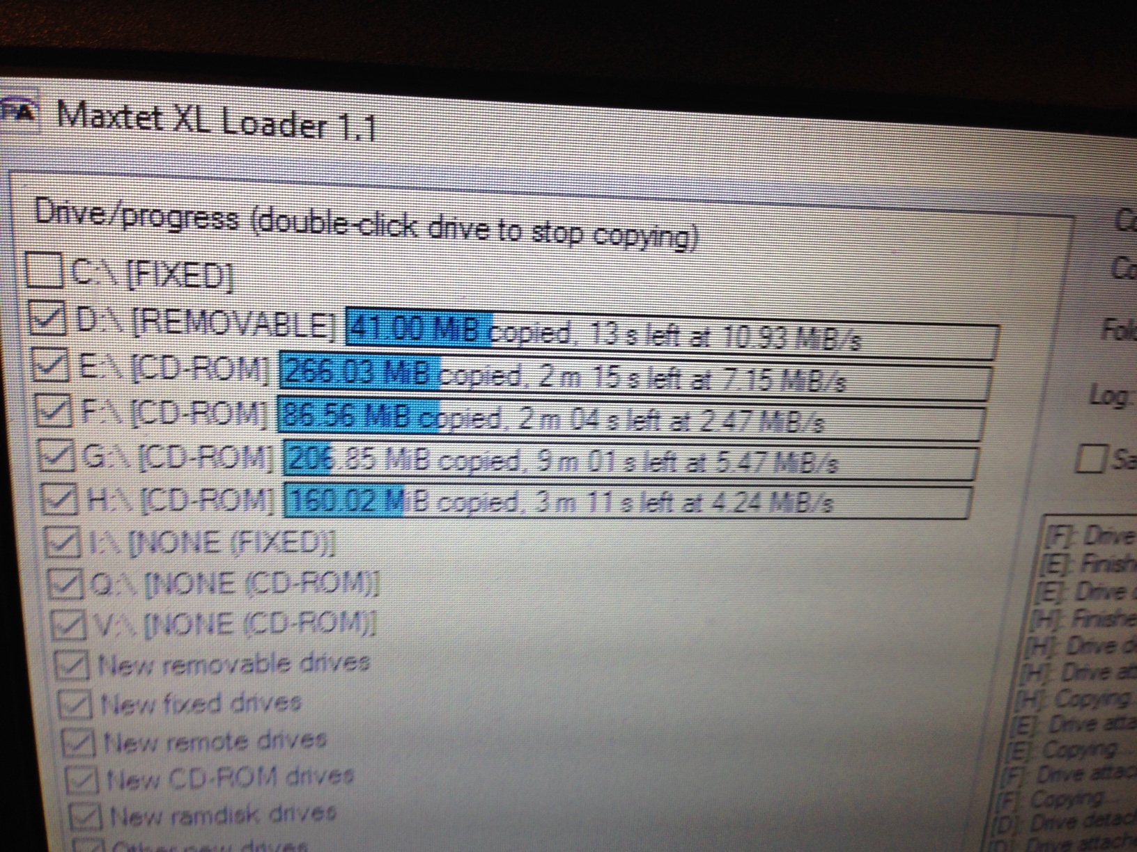 Maxtet, CD Loader, DVD Loader, USB 3.0 Attached